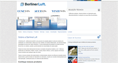 Desktop Screenshot of berlinerluft.com.br